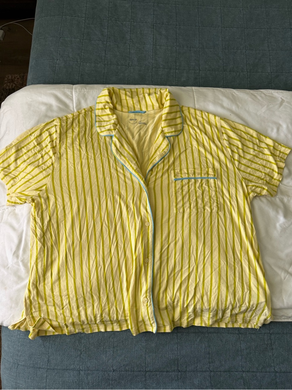 Aerie Real Soft - Citron - Pajama Shirt Only